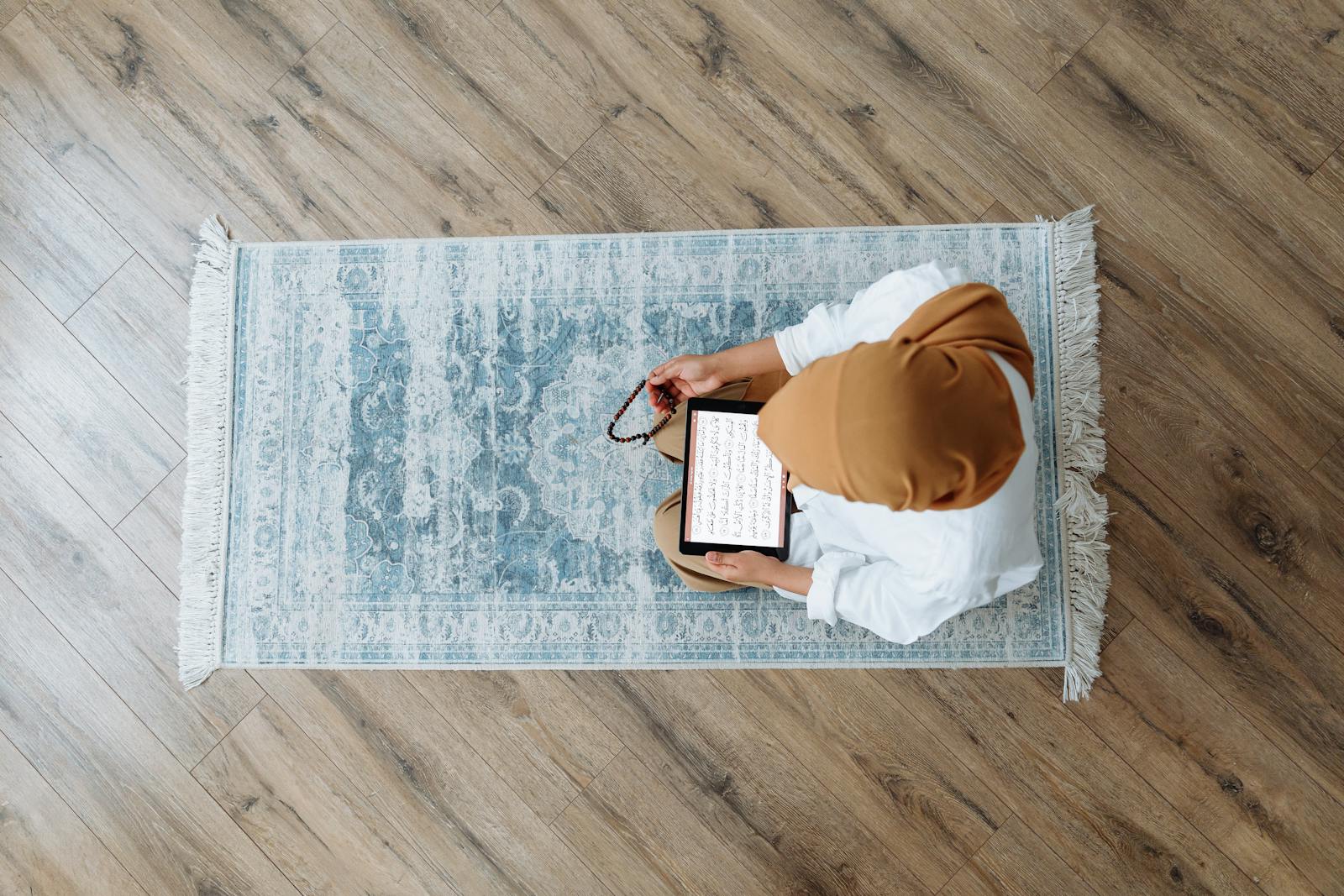 Photo by Thirdman Top View of Person Praying